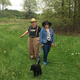 Sarah's parents on a hike